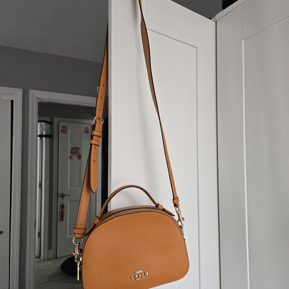 Coach Serena Mini Leather Crossbody Bag